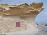 DSCN0321 gelbe Globigerinen Felsen