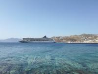 Norwegian Spirit vor Mykonos