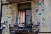 Barcelona - Katalanische Flagge