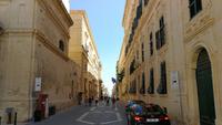 Straßenflucht der Festungsstadt Valletta