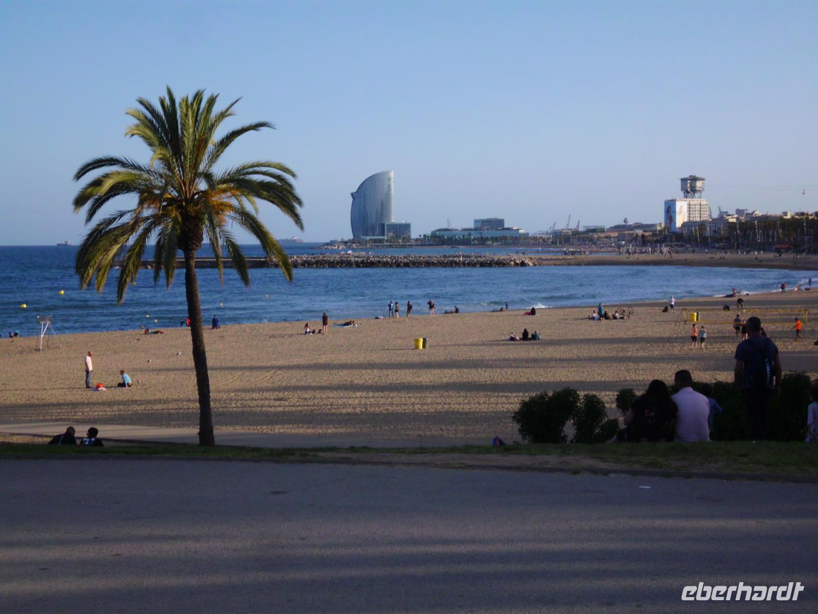 Strand von Barcelona