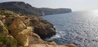 Malta - die Felsenküste bei der Blauen Grotte