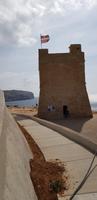 Malta - Wachturm auf den Felsen bei der Blauen Grotte