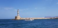 Kreta - Chania - Leuchtturm an der Hafenein- und -ausfahrt