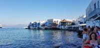 Mykonos - und noch einmal das Venetia-Viertel mit den Kapitänshäusern