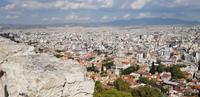 Athen - Blick von der Akropolis auf die Stadt
