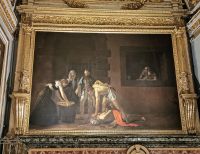 Caravaggios berühmtes Gemälde von der Enthauptung Johannes des Täufers, St. Johns Co Cathedral