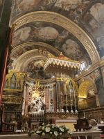 Beeindruckende Deckenmalerei in der St. John´s Co-Cathedral, Valetta