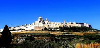 Das Panorama von Mdina, Malta