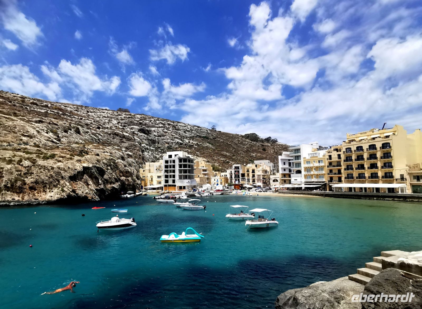 Die malerische Bucht von Xlendi, Gozo