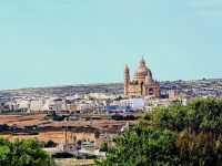 Blick auf Gozo