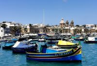 An der Promenade in Marsaxlokk, Malta