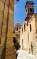 Gasse in Senglea, Malta