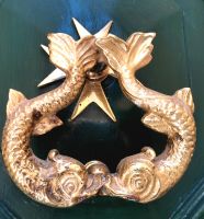 Außergewöhnlicher Türklopfer, Grand Harbor, Malta