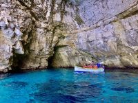 in der blauen Lagune