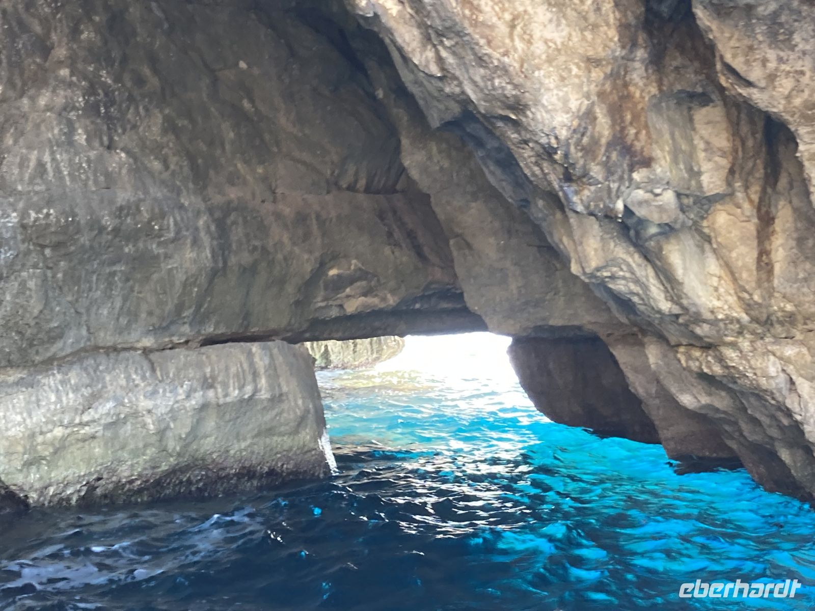 in der blauen Lagune