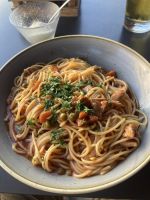 Ein Gericht mit Kaninchen darf natürlich nicht fehlen!