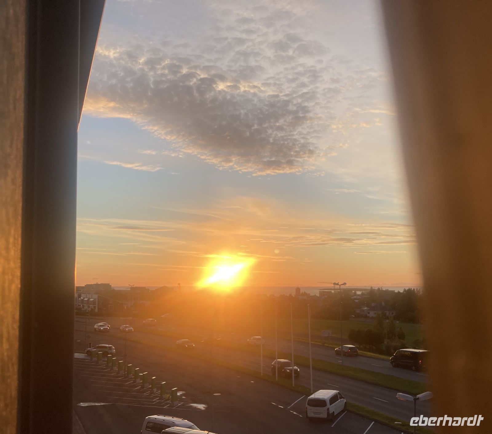 auch die Sonne verabschiedet sich…