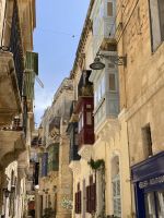 typische malteser Balkone