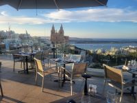 Blick von der Dachterrasse des Maritim Hotels/Mellieha/Malta