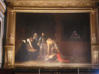 „Die Enthauptung Johannes des Täufers“ von Michelangelo da Caravaggio/St. Johns Co-Kathedrale/Valletta/Malt