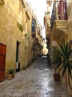 enge Gassen in Birgu