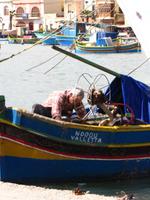 Fischer in Marsaxlokk