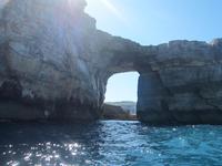 Das Azure Window aus Wassersicht...