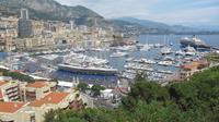 Monaco - Blick vom Fürstenpalast zum Hafen