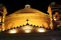 Malta bei Nacht - Rotunda in Mosta