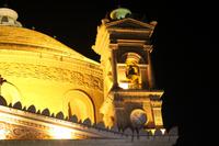 Malta bei Nacht - Rotunda in Mosta