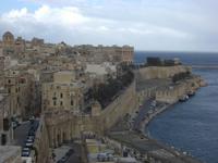 Blick auf Valletta von den Barracca Gärten