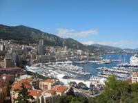 Blick auf die Jachten in Monaco