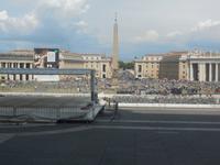 Blick auf den Petersplatz