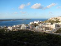 Blick über die Mellieha Bay.