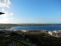 Blick auf die Mellieha Bay.