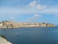 Blick nach Valletta von Sanglea aus.