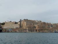 Die St. Peter und Paul BAstion mit der Saluting Battery und dem oberen Barrakka Garten.
