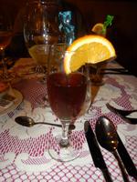 Zur Begrüßung gab es natürlich Kinnie, aber mit einer ganz besonderen Dekoration.