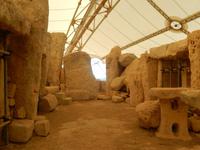 Innenraum der Hagar Qim.