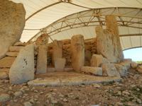 Ein Seitenaltar der Hagar Qim.