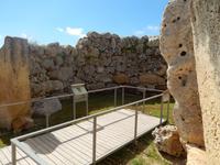 Da wir an diesem Tag die erste Gruppe in Ggantija waren, hatten wir zunächst den ganzen Tempel für uns alleine.