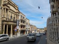 Eine typische Straße von Rabat.
