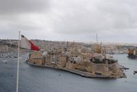 Aussicht auf den Hafen von Valetta