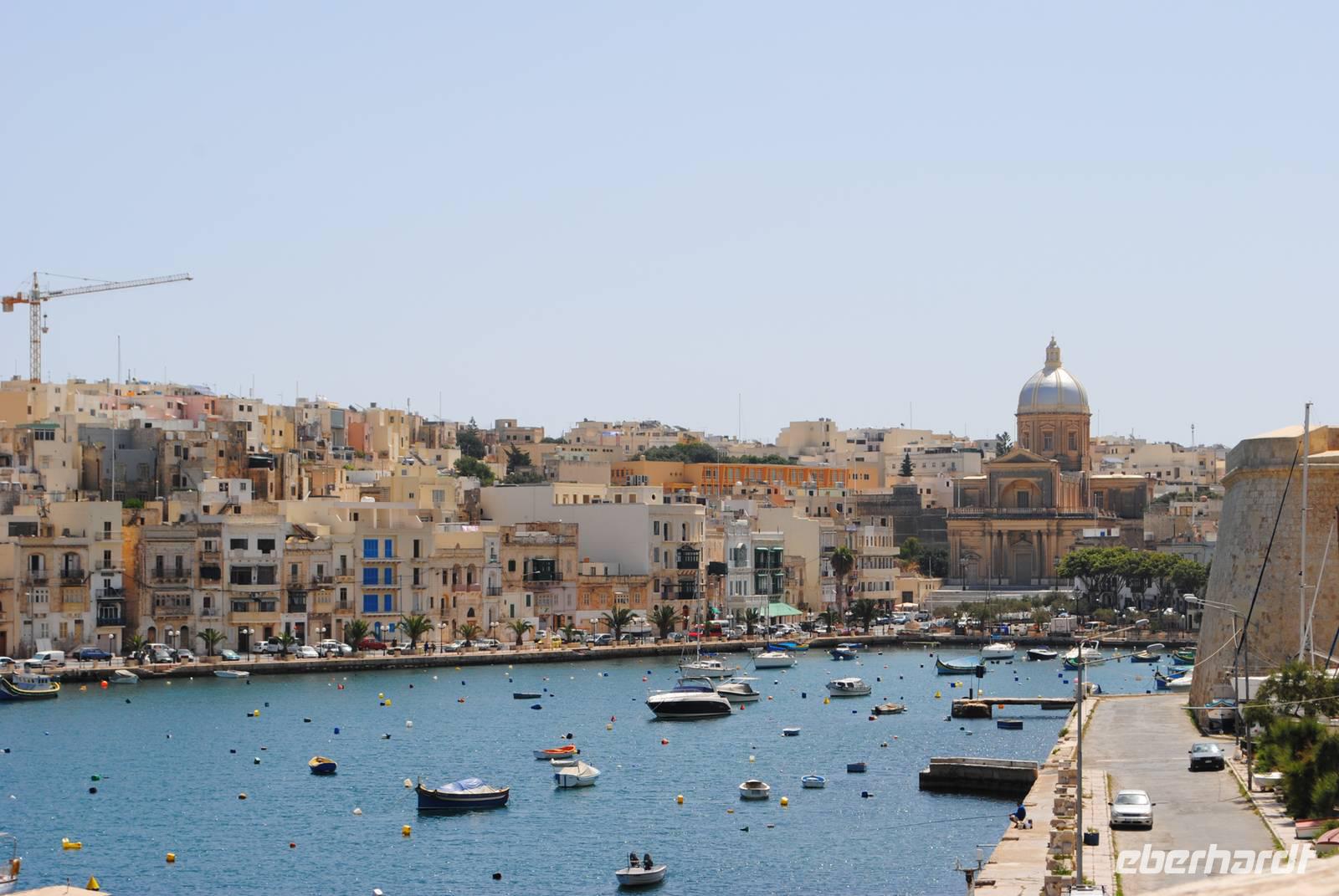 Hafenbecken in Senglea