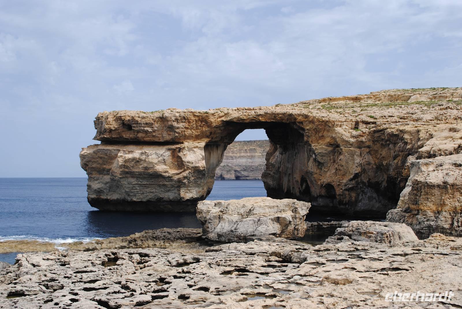 Azure Window an Gozos Küste