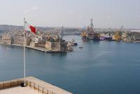 Blick von den Barracca-Gärten in Valletta