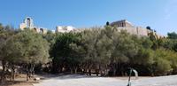 Athen - ein erster Blick auf die Akropolis 