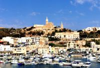Blick auf Gozo
