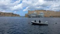 Die drei alten Städte , Vittoriosa, Cospicua und Senglea,Blick über Vittoriosa mit Fort St. Angelo 